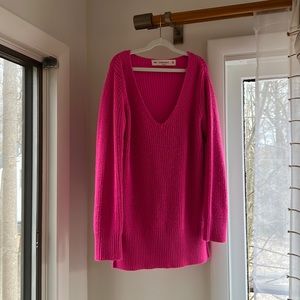 Zara Hot Pink Sweater